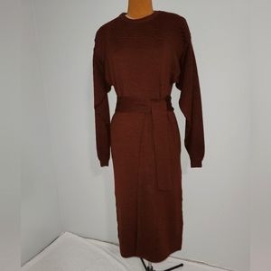 90's Orvieto knit dress w/belt